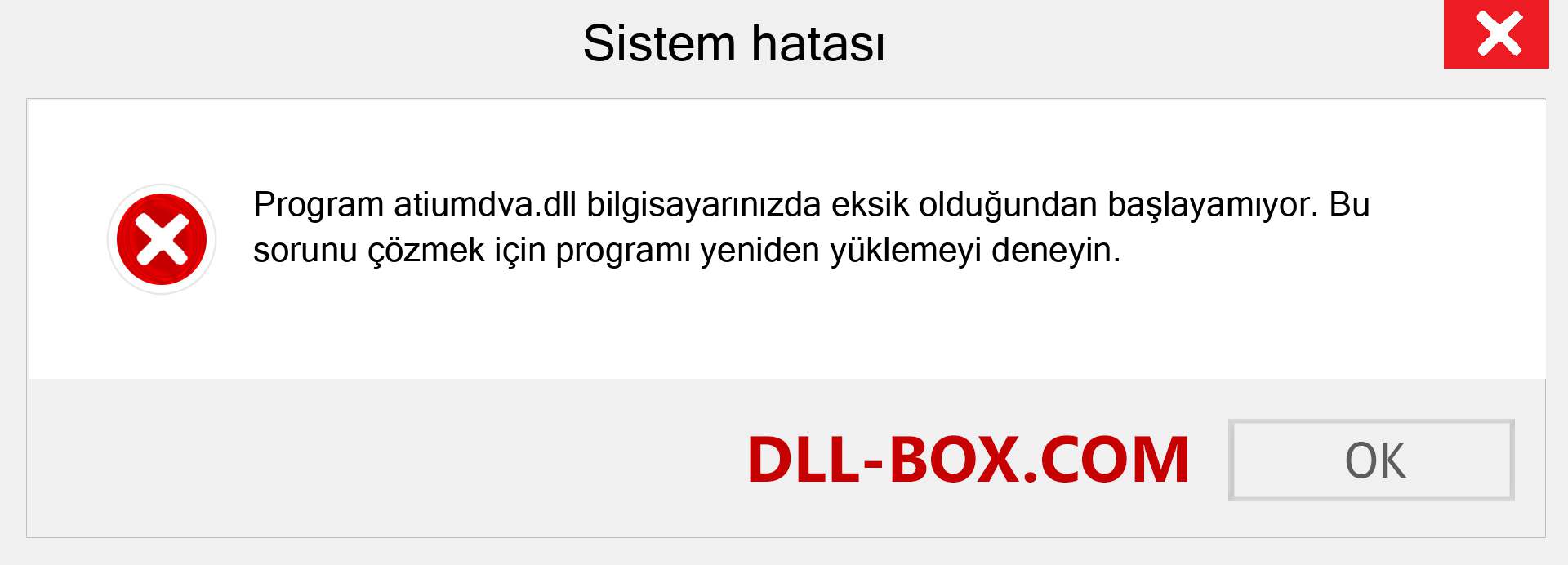 atiumdva.dll dosyası eksik mi? Windows 7, 8, 10 için İndirin - Windows'ta atiumdva dll Eksik Hatasını Düzeltin, fotoğraflar, resimler